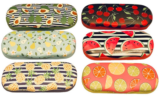 Fruit Salad Clamshell Eyeglass Case