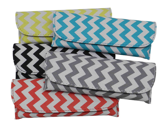 Chevron Print Semi-Hard Eyeglass Case